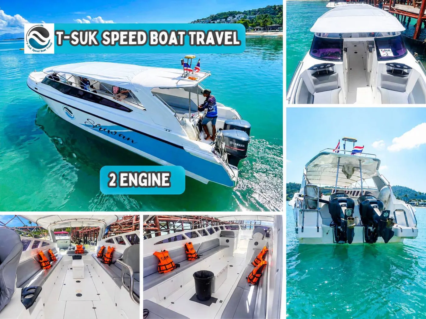 T-Suk twin-engine speedboat
