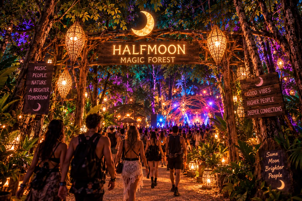 Halfmoon Magic Forest Party in Koh Phangan