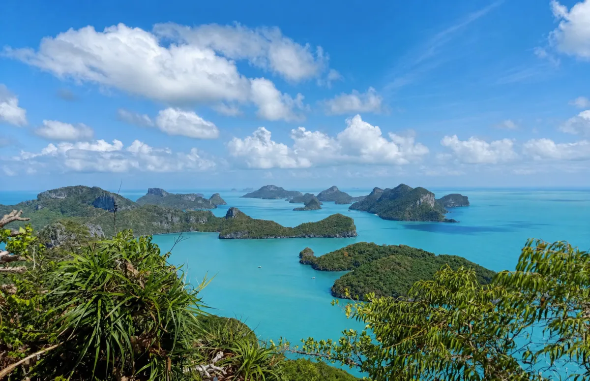 Panoramic view of Ang Thong National Marine Park